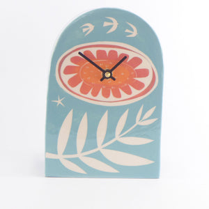 Tall orange blossom clock