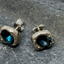 Load image into Gallery viewer, Topaz nugget studs