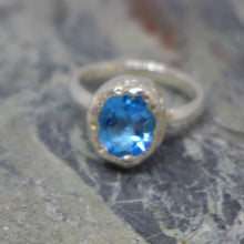 Load image into Gallery viewer, Topaz nugget cocktail ring