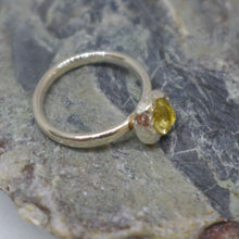 Load image into Gallery viewer, Citrine nugget ring