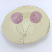 Load image into Gallery viewer, Allium Medium Wonky Dish 2 flowers A15
