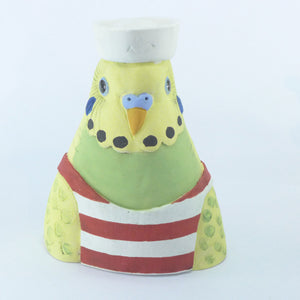 Jerry sailor budgie bust