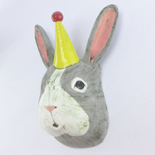 Load image into Gallery viewer, Nelly the rabbit wall hanging head