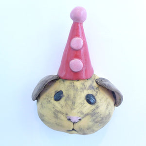 Chuckles the party hamster wall hanging head