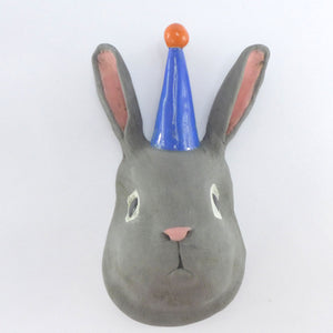 Bobby the rabbit wall hanging head