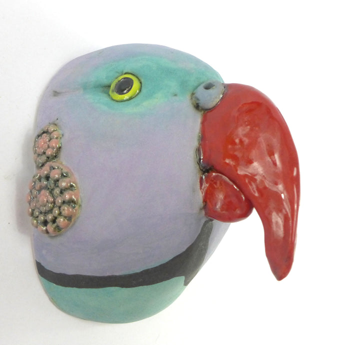 Patricia the parrot wall hanging head