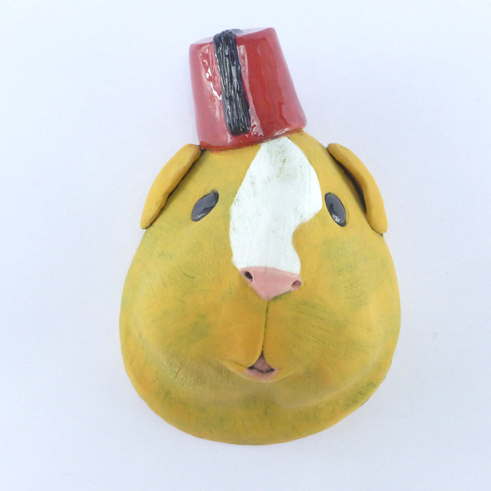 Tommy wall hanging guinea pig head