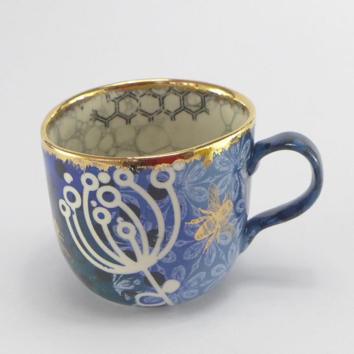 Blue stem cup A