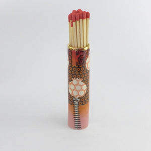 Large match striker pot poppy head