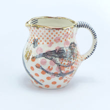 Load image into Gallery viewer, polka dot bird jug