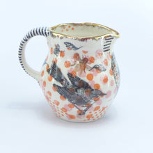 Load image into Gallery viewer, polka dot bird jug