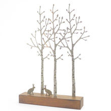 Load image into Gallery viewer, Silver birch and hares  - large