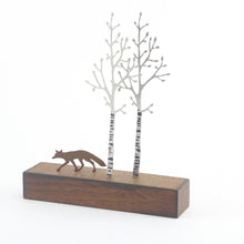 Load image into Gallery viewer, Silver birch and fox