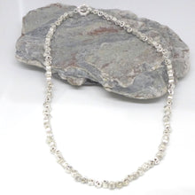 Load image into Gallery viewer, Small silver cinnamon swirl necklace