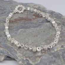 Load image into Gallery viewer, Small silver cinnamon swirl bracelet