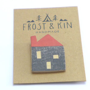 Frost and Kin black house brooch