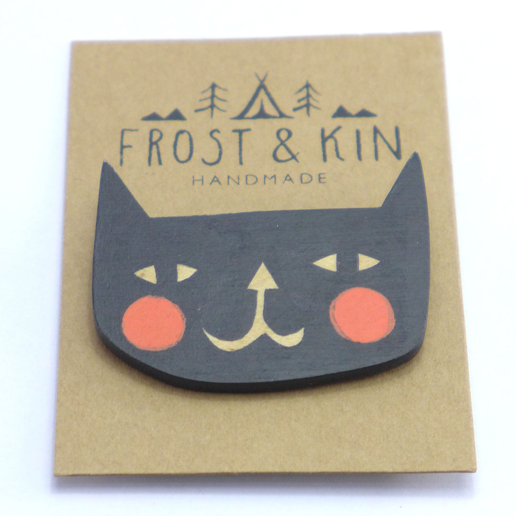 Frost and Kin Cat brooch