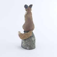 Load image into Gallery viewer, Small sitting fox on a hill brown