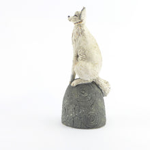 Load image into Gallery viewer, Small sitting fox on a hill white