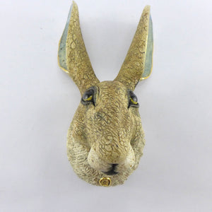 Hare head wall piece medium