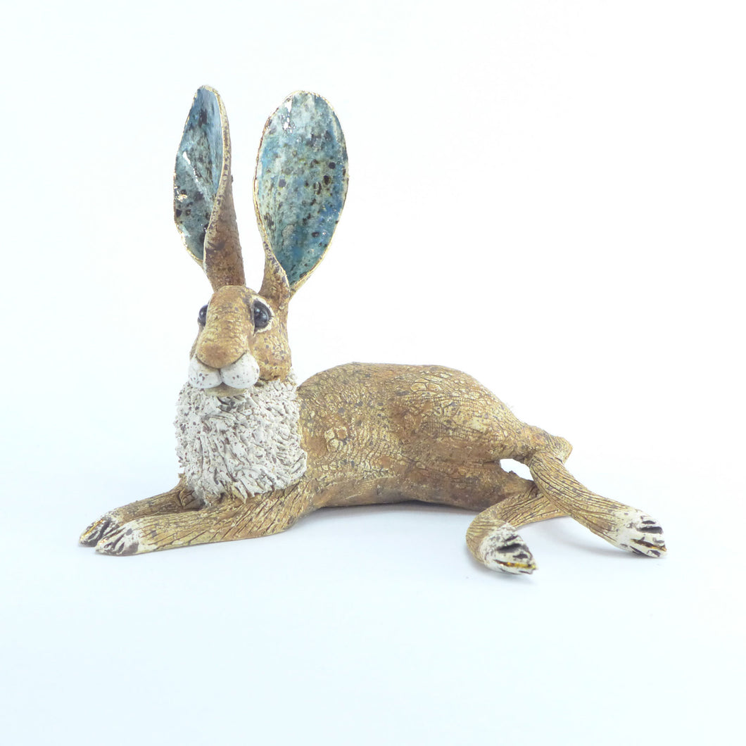 Small reclining hare