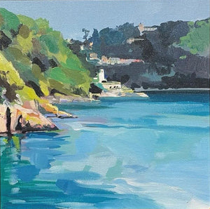 Dartmouth Castle, Summer Day painting