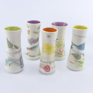 Bud vase Purple - wider top