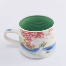 Load image into Gallery viewer, Green short mug