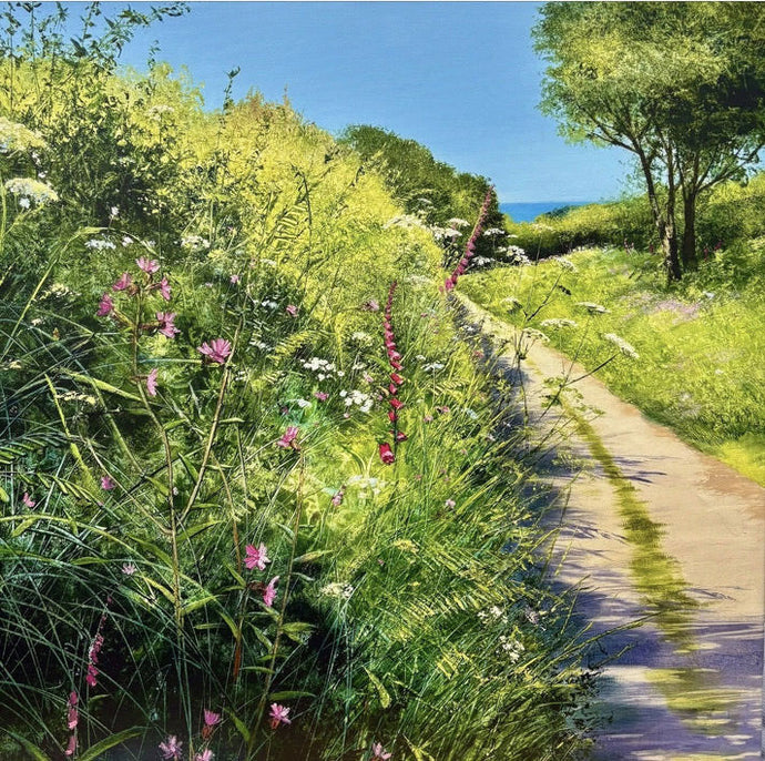In a summer lane hand embellished print