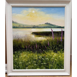 Sunset at Slapton Ley