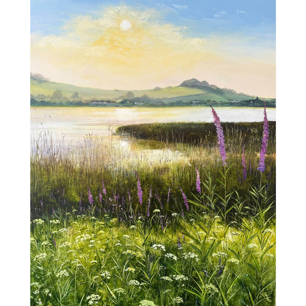 Sunset at Slapton Ley