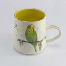Load image into Gallery viewer, Yellow budgie mug 1