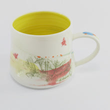 Load image into Gallery viewer, Yellow short mug