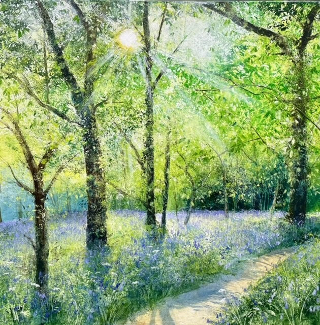 Sunlight and scent of bluebells