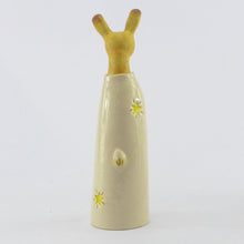 Load image into Gallery viewer, Ceramic golden hare in a starry coat