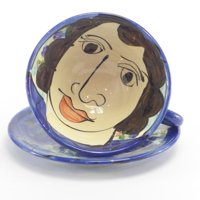 Blue cup and saucer no 2