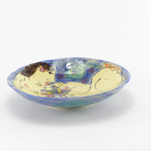 Load image into Gallery viewer, Figure shallow bowl blue