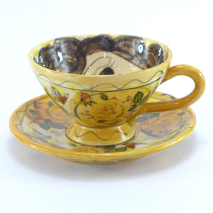 Yellow cup and saucer no 2