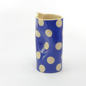 Blue pinch jug