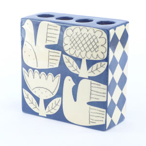 Patchwork garden flower brick