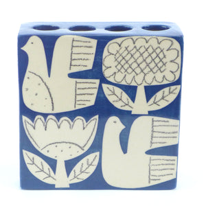 Patchwork garden flower brick