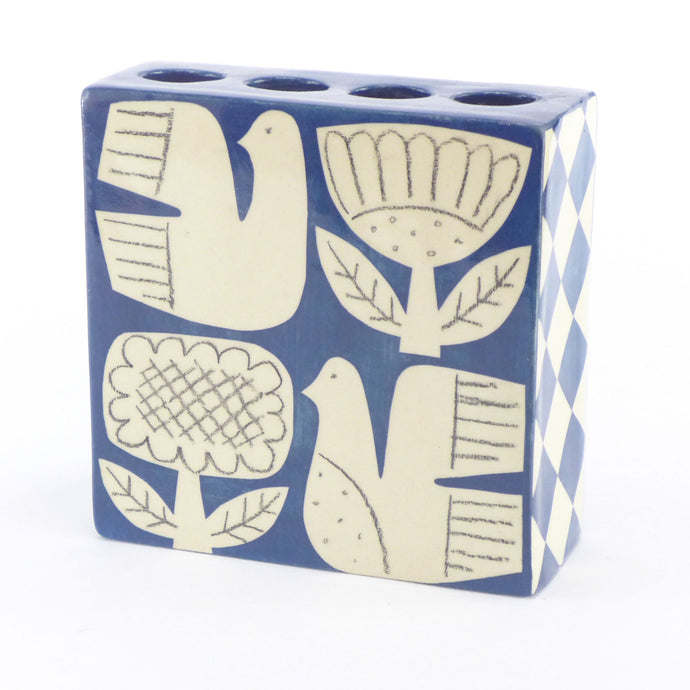 Patchwork garden flower brick