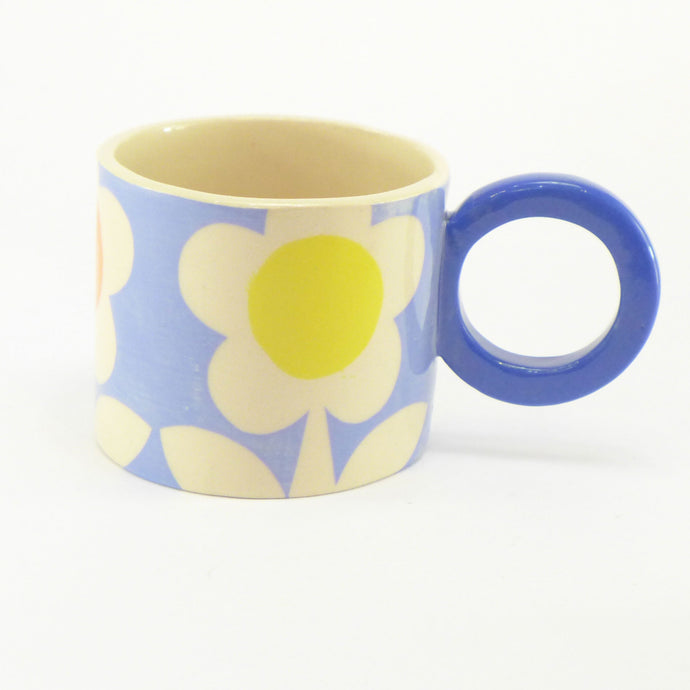 Cornflower flower mug
