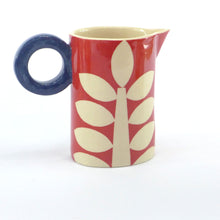 Load image into Gallery viewer, dark red stem baby jug