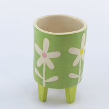 Load image into Gallery viewer, Green daisy baby planter