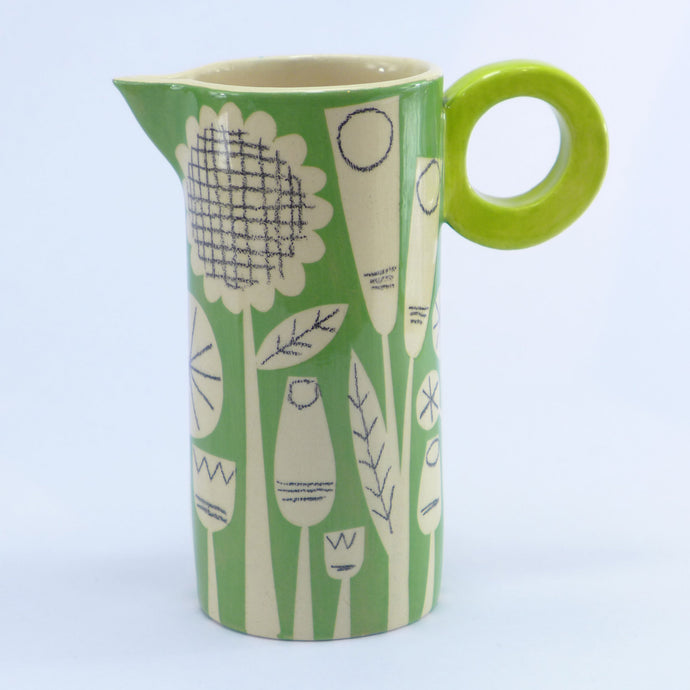 Green garden tall baby jug