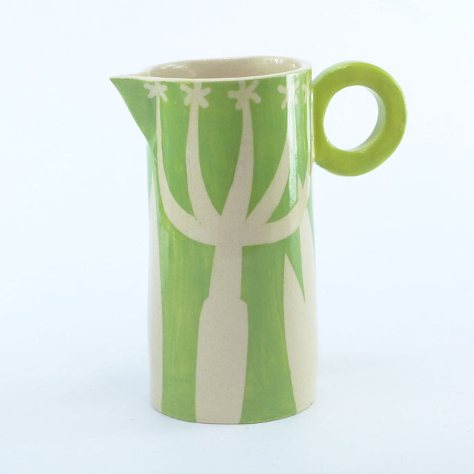 Green hedgerow tall baby jug