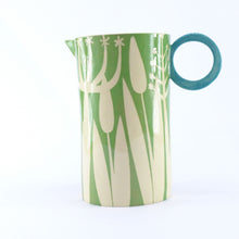 Load image into Gallery viewer, Green large oval hedgerow jug