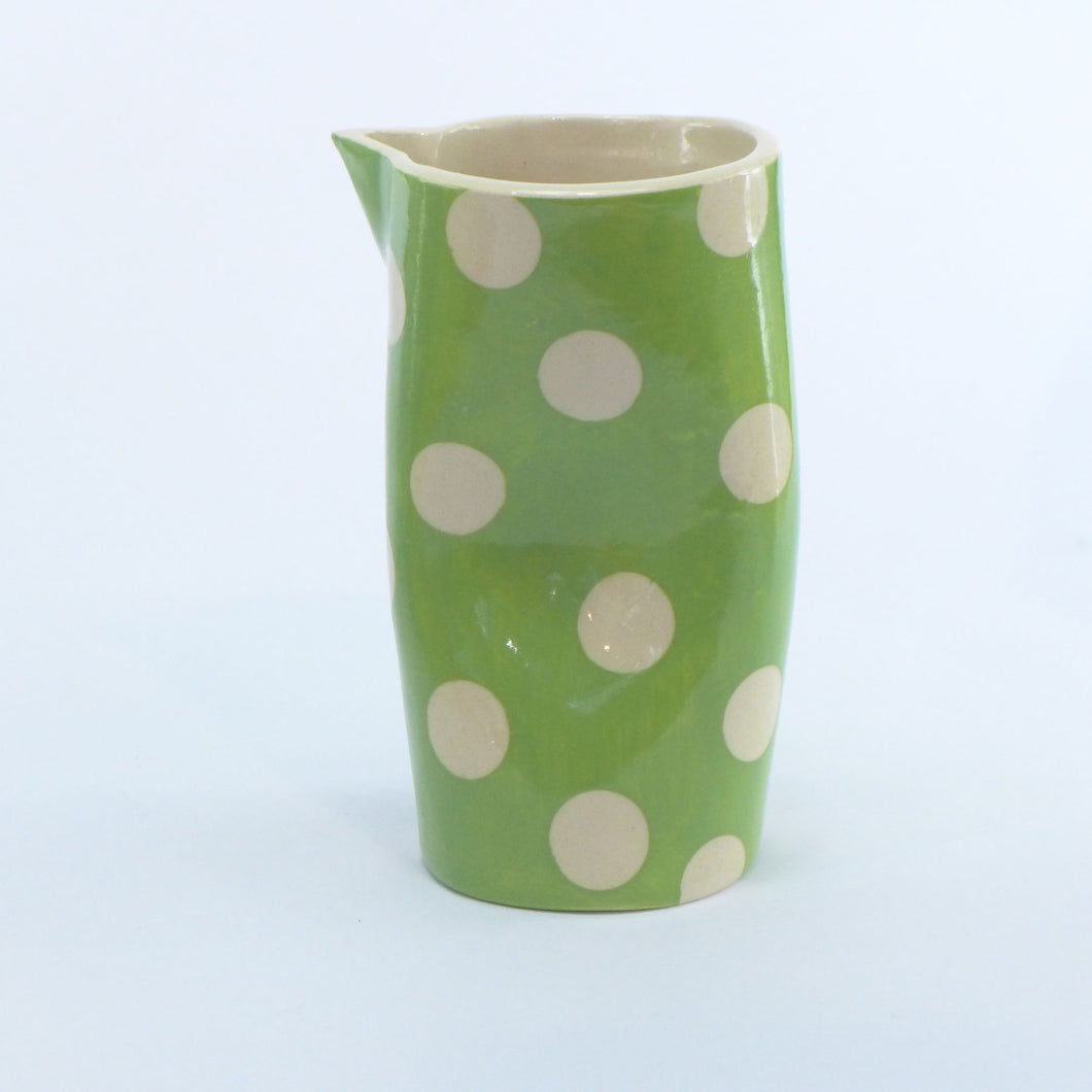 Green pinch jug