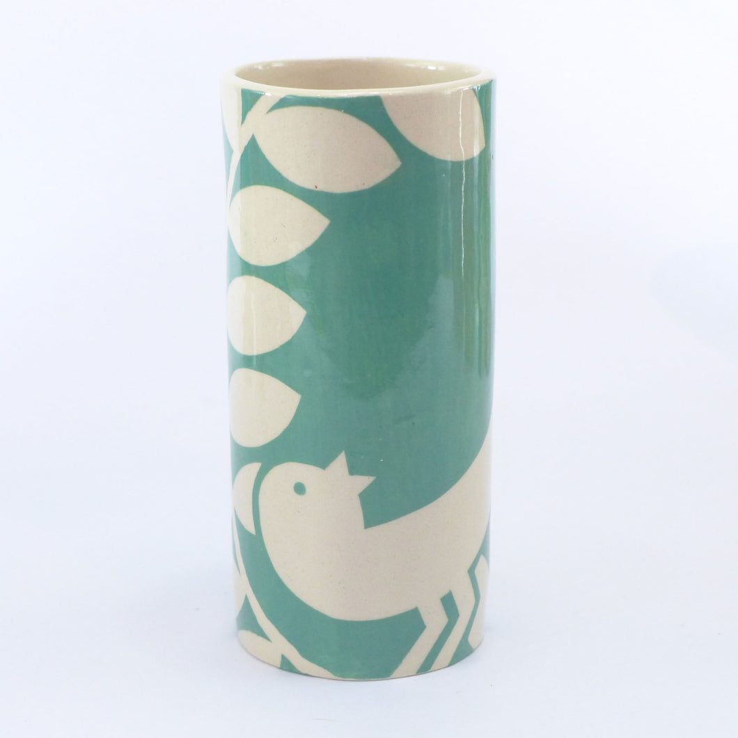 Jade ava small cylinder vase